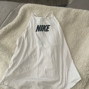 Nike White Athletic Tank Top